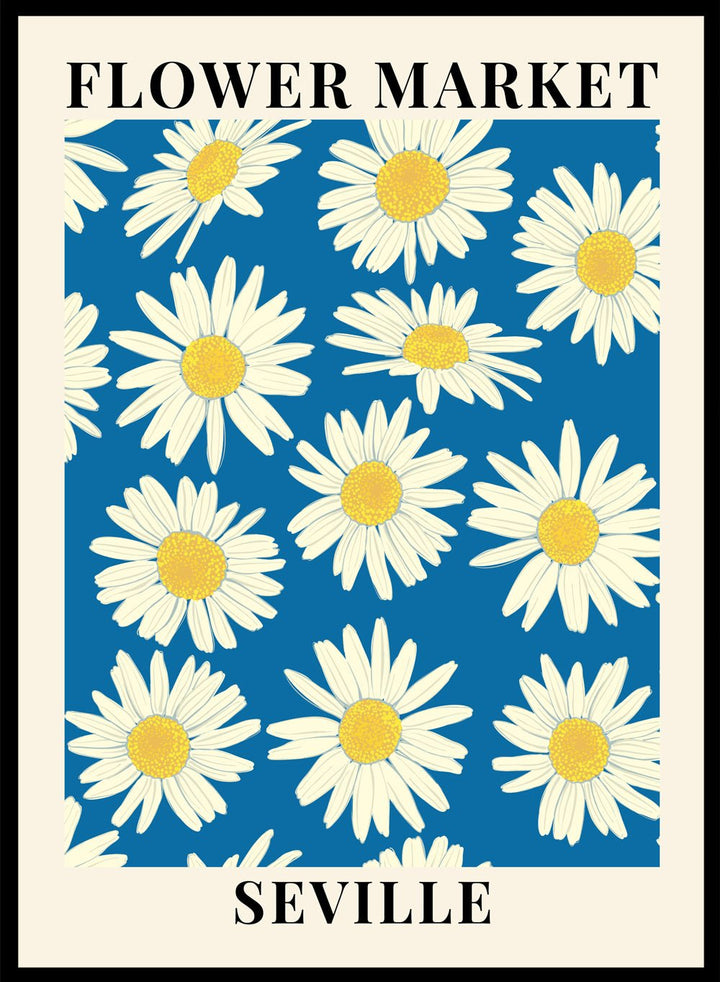 Flower Market Seville Art Print_Sugar & Canvas