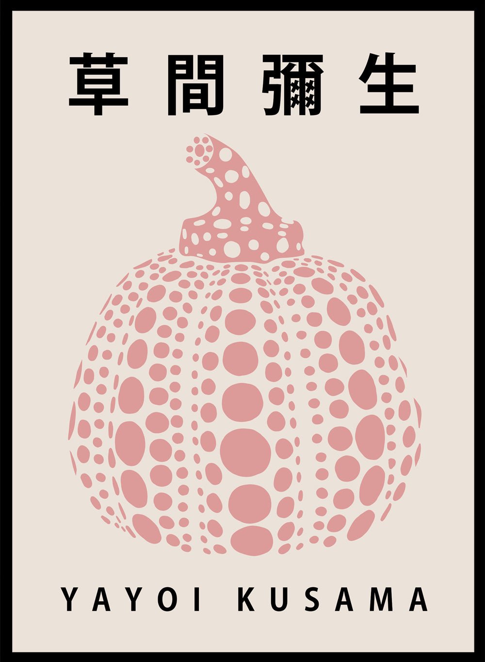 Pumpkin Forever Inspired by Yayoi Kusama Art Print_Sugar & Canvas