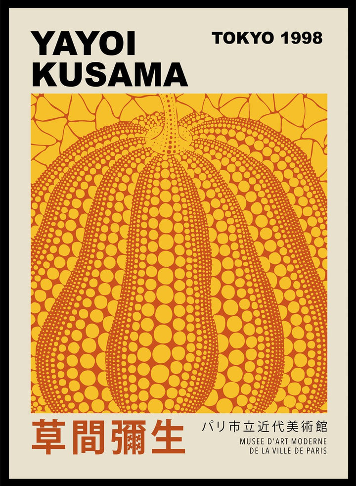 Pumpkin Forever Inspired by Yayoi Kusama Art Print_Sugar & Canvas