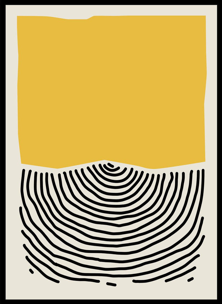 Geometric Zebra Art Print_Sugar & Canvas