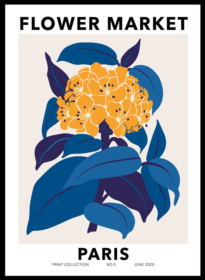 Flower Market Paris Art Print_Sugar & Canvas