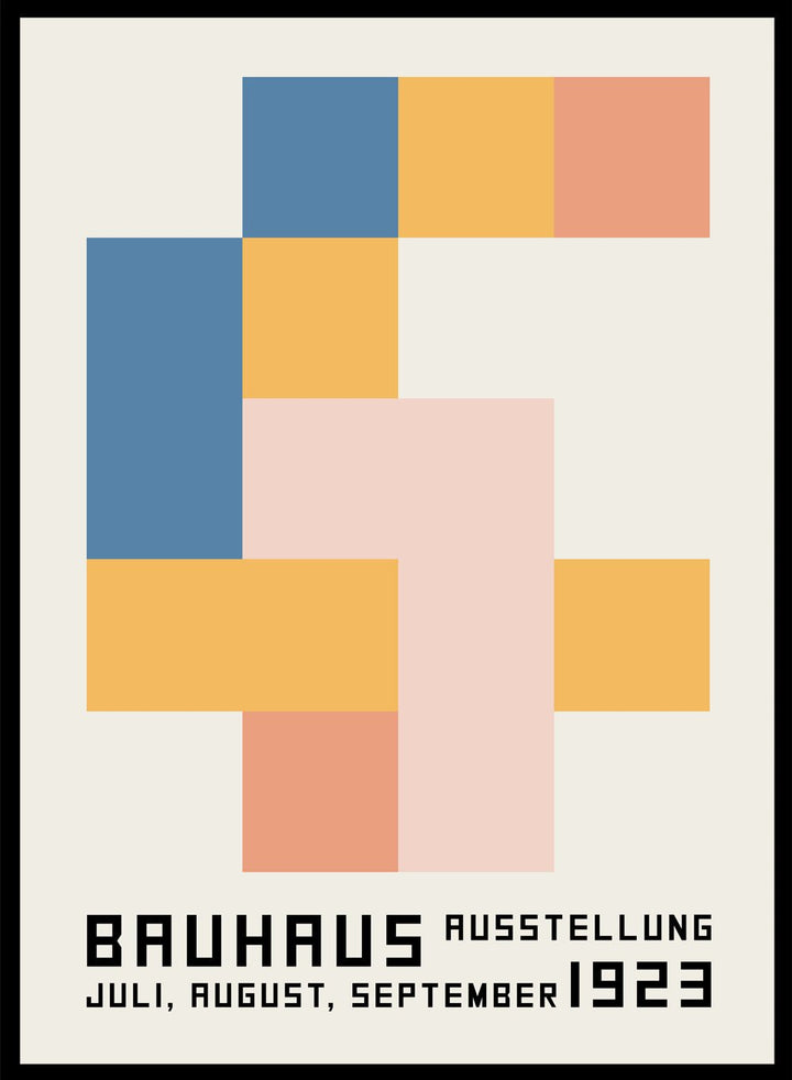 Bauhaus Geometric Art Print_Sugar & Canvas