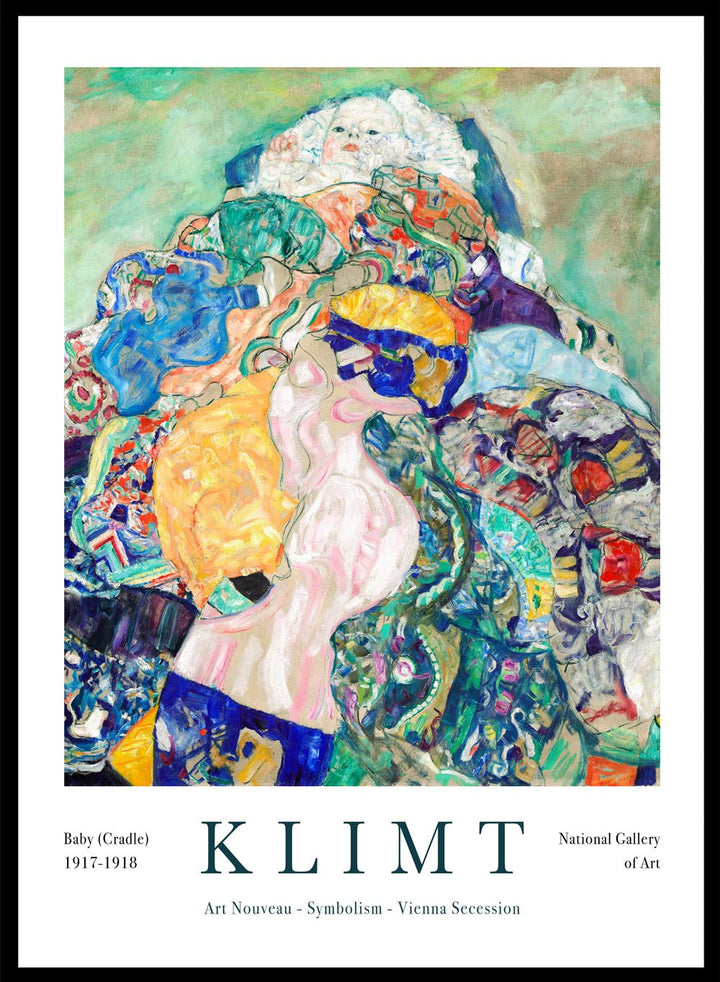 Gustav Klimt Baby Cradle 1917 - 1918 Art Print_Sugar & Canvas