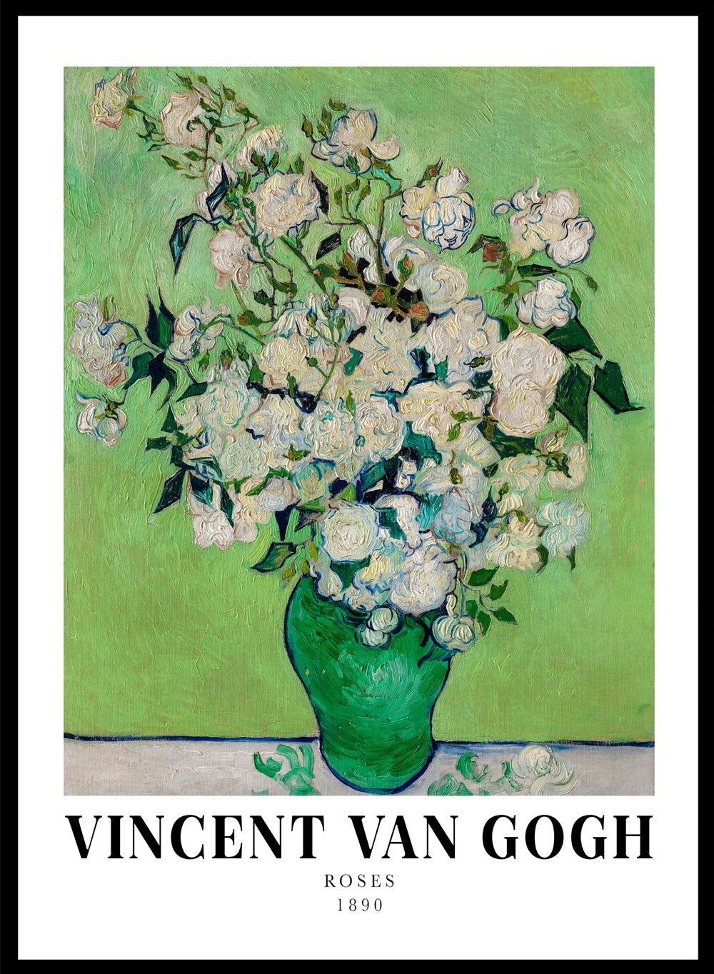 Van Gogh Roses 1890 Art Print_Sugar & Canvas