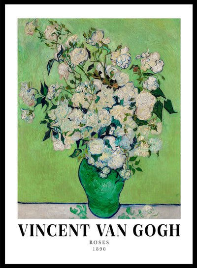 Sugar & Canvas 8x10 inches/20x25cm Van Gogh Roses 1890 Art Print