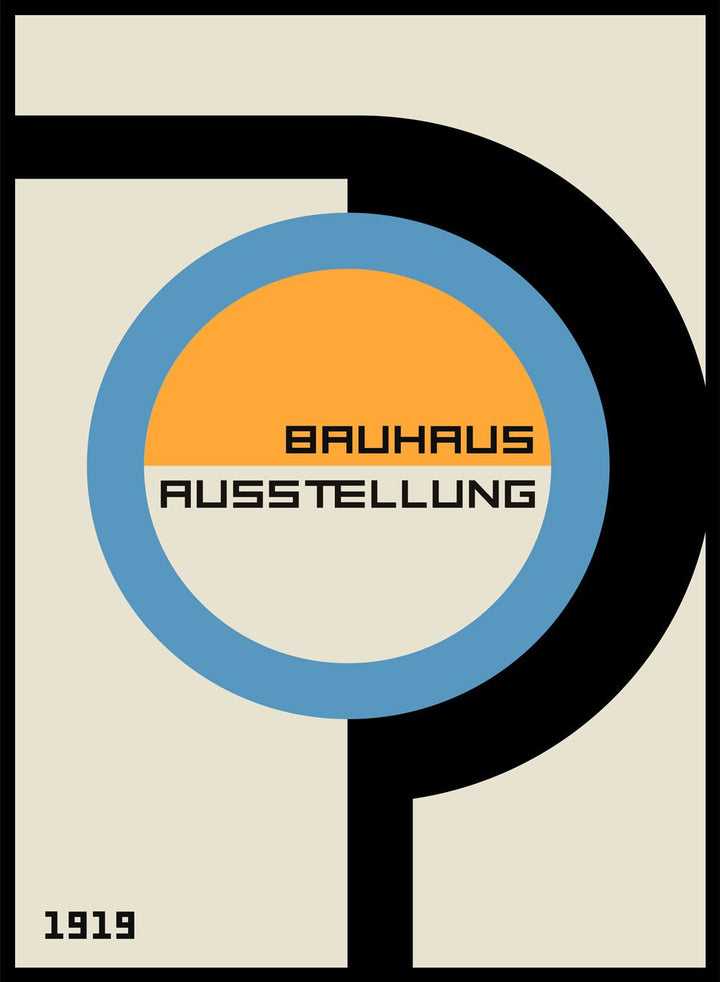 Bauhaus Geometric Art Print_Sugar & Canvas