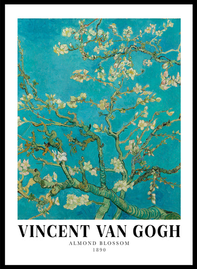 Sugar & Canvas 8x10 inches/20x25cm Van Gogh Almond Blossom 1890 Art Print