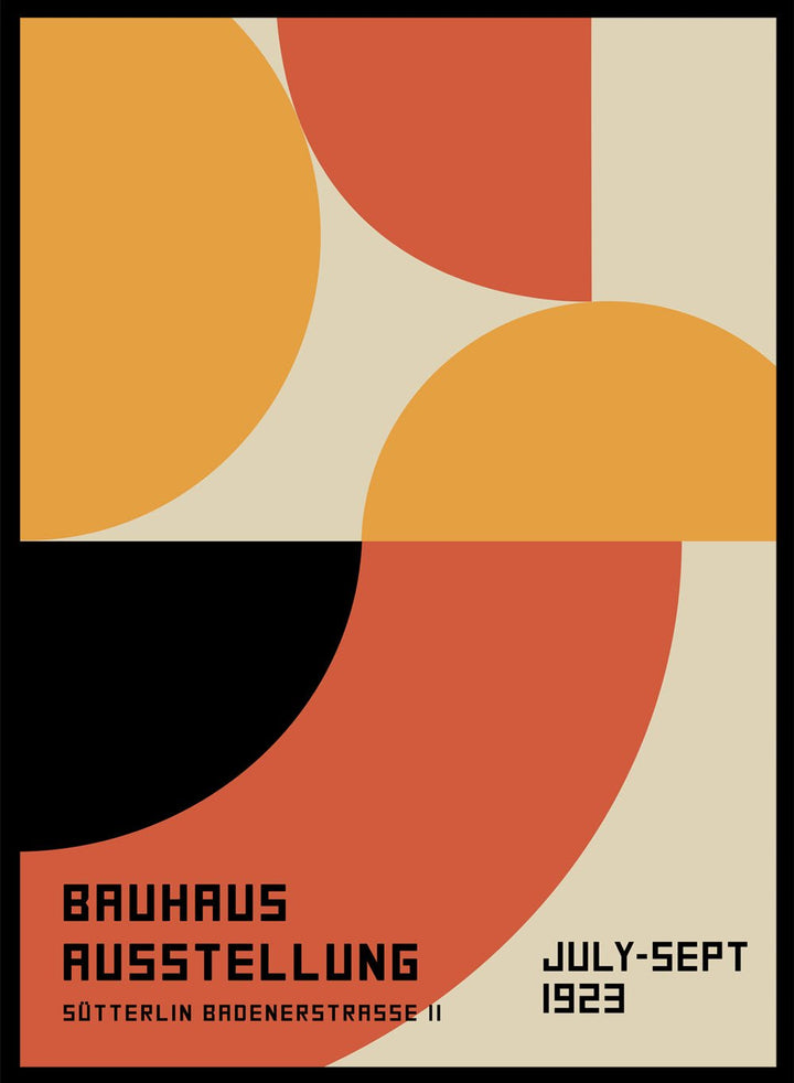 Bauhaus Geometric Art Print_Sugar & Canvas