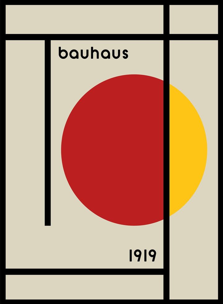 Bauhaus Geometric Art Print_Sugar & Canvas