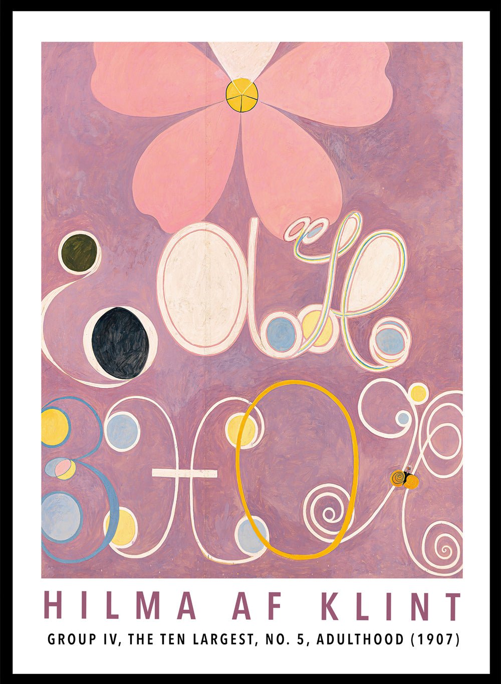 Hilma af Klint The Ten Largest, No. 5 Art Print_Sugar & Canvas