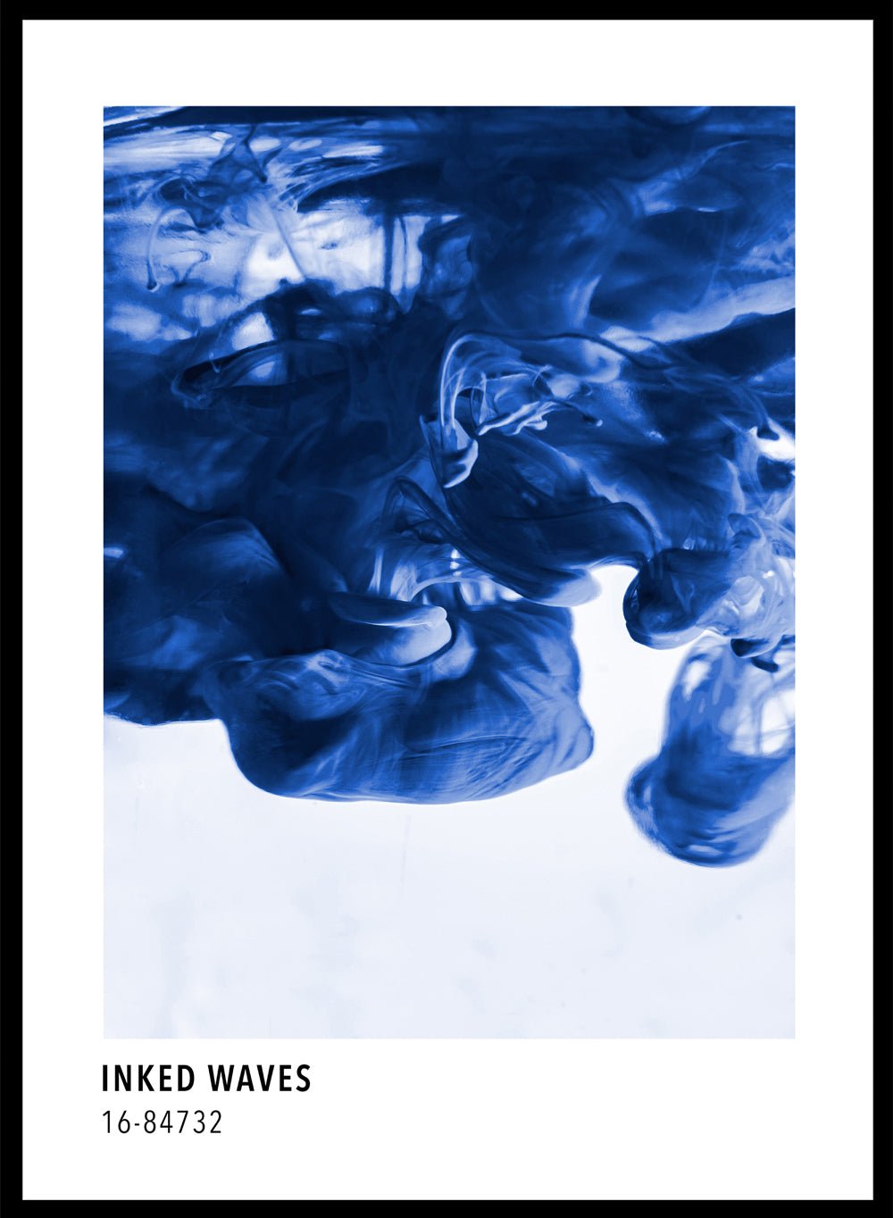 Inked Waves Color Card Art Print_Sugar & Canvas