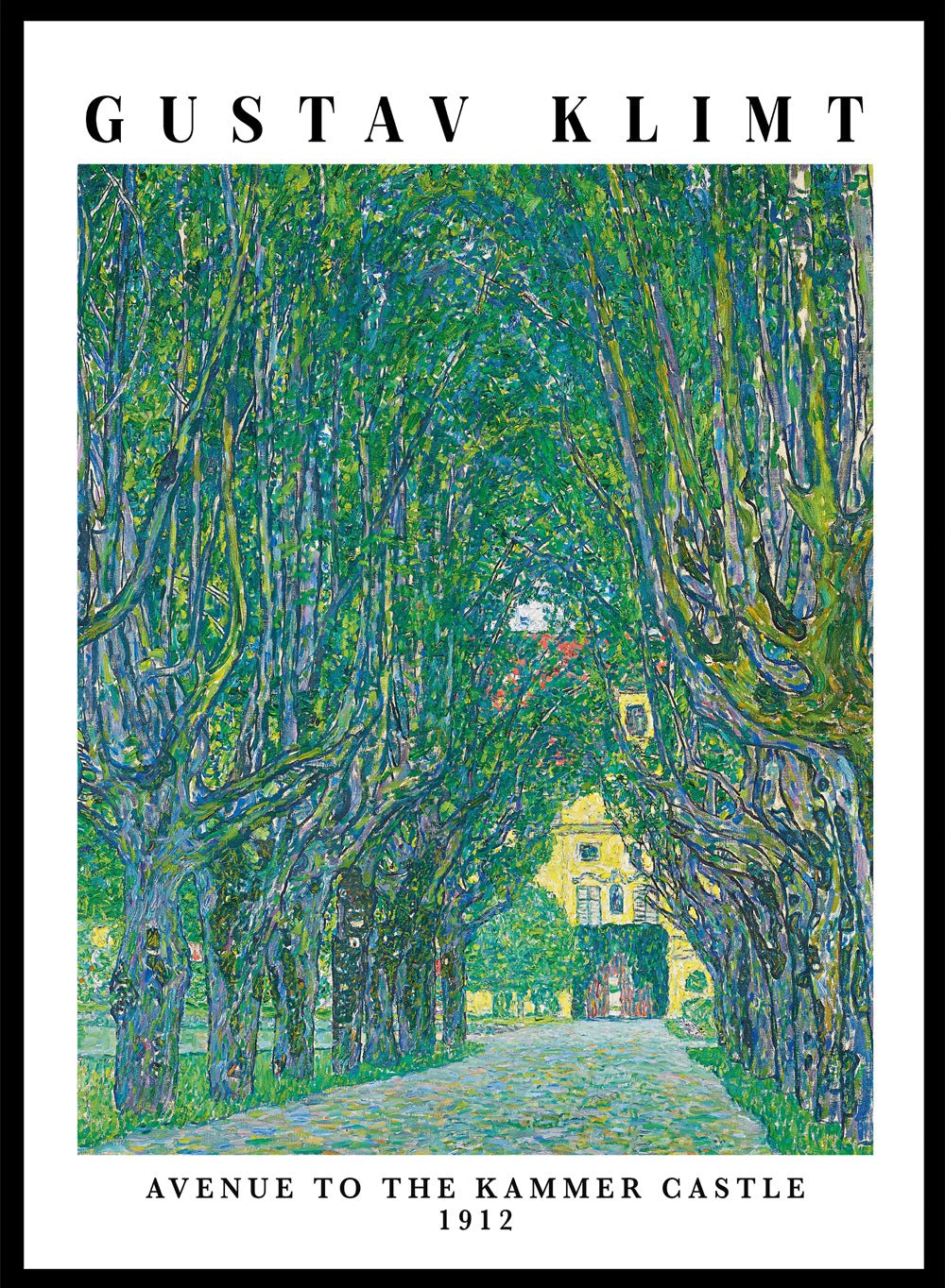 Gustav Klimt Avenue to the Kammer Castle 1912 Art Print_Sugar & Canvas