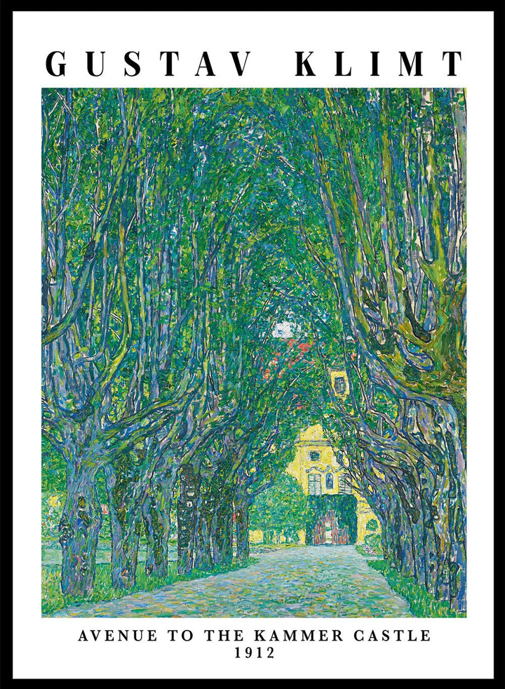Gustav Klimt Avenue to the Kammer Castle 1912 Art Print_Sugar & Canvas