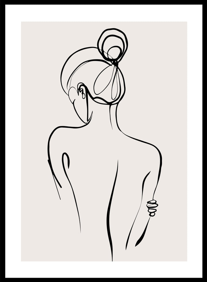 Silhouette Line Art Print_Sugar & Canvas