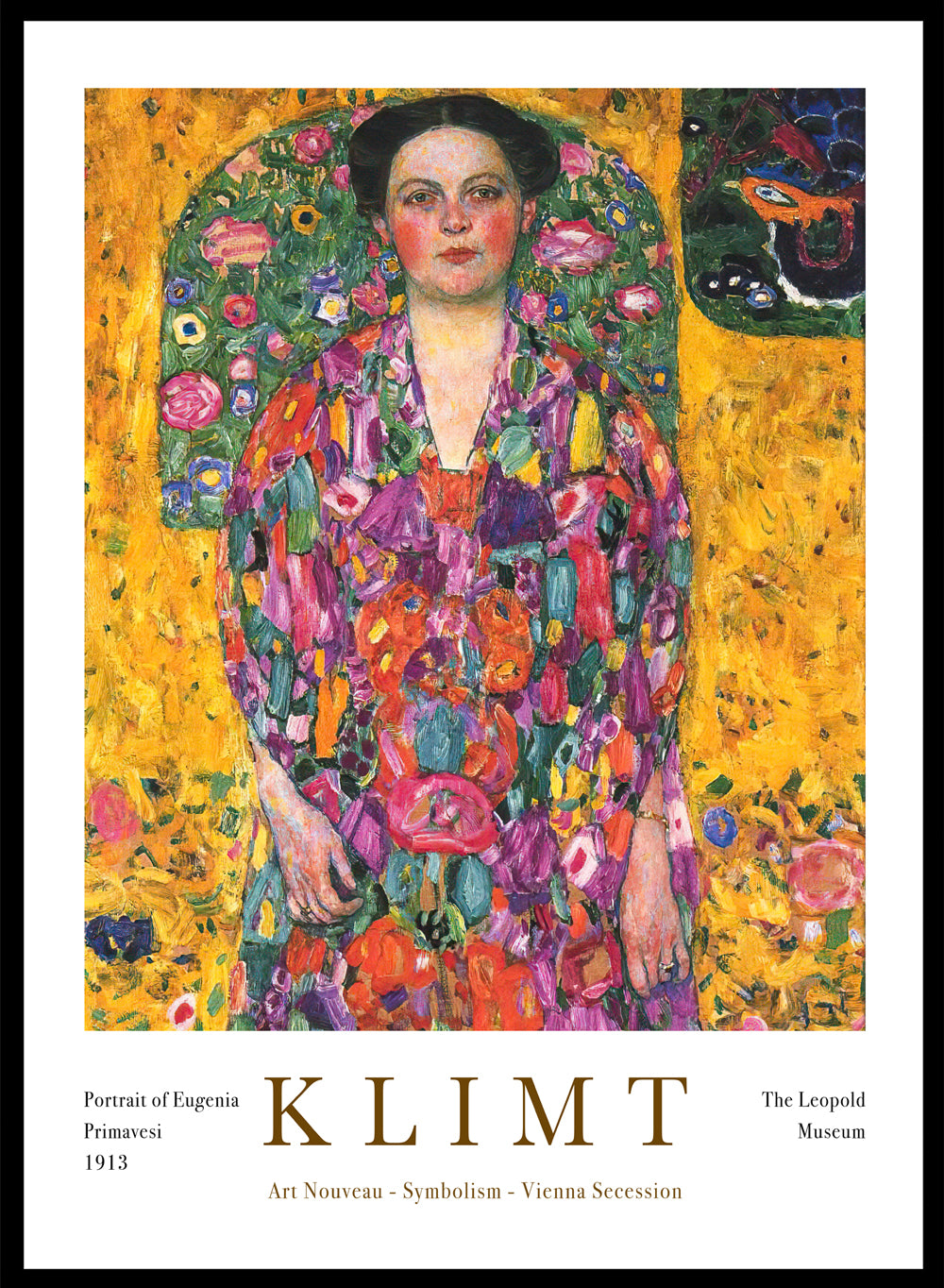 Sugar & Canvas 8x10 inches/20x25cm Gustav Klimt Portrait of Eugenia Primavesi 1913 Art Print