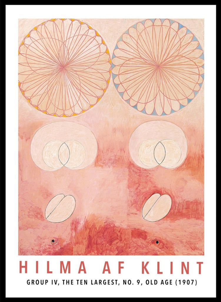 Poster D'art Hilma Af Klint - No. 9 Old Age (1907) - Impression Qualité Archivage - Tailles Au Choix