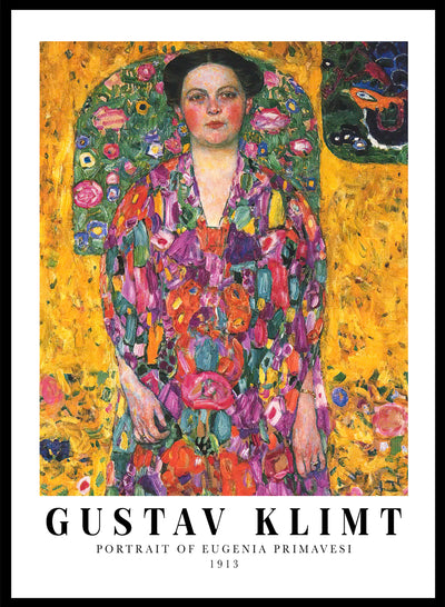 Sugar & Canvas 8x10 inches/20x25cm Gustav Klimt Portrait of Eugenia Primavesi 1913 Art Print