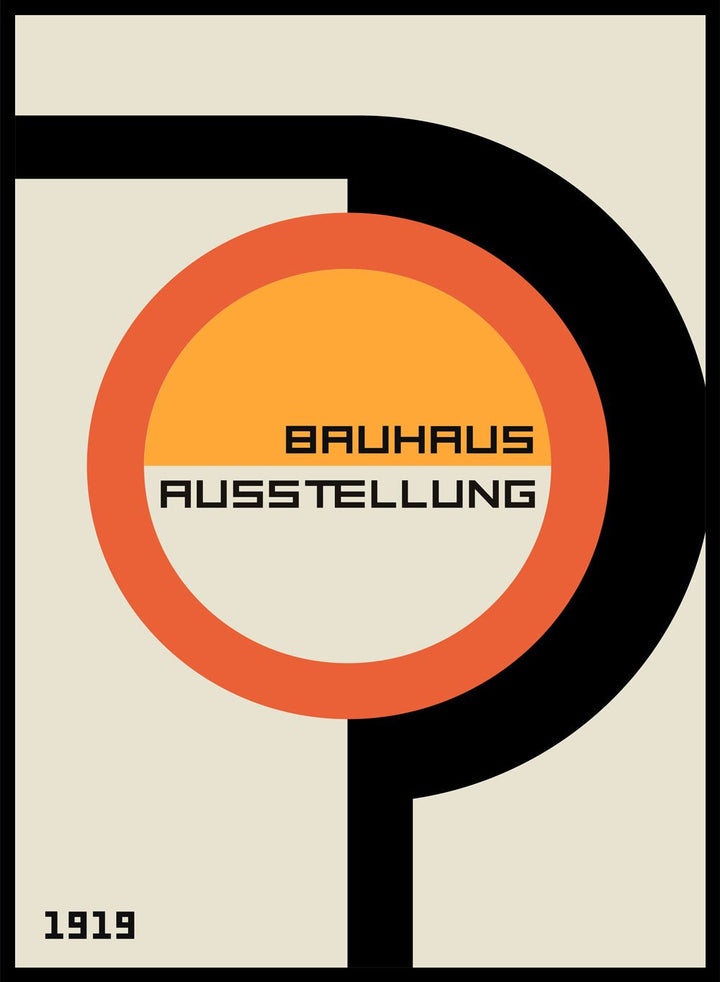 Bauhaus Geometric Art Print_Sugar & Canvas