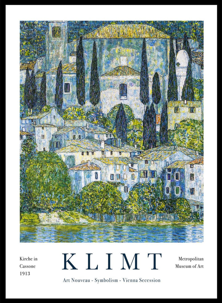 Gustav Klimt Kirche in Cassone 1913 Art Print_Sugar & Canvas