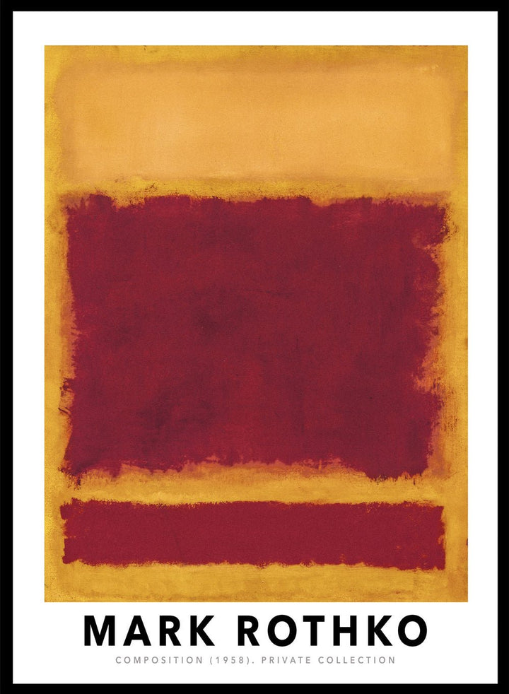Mark Rothko Composition 1958 Art Print_Sugar & Canvas
