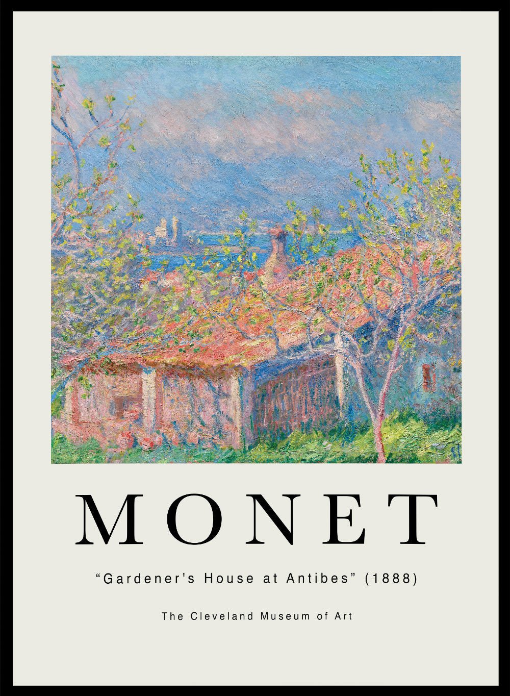 Gardener's House at Antibes by Monet Print_Sugar & Canvas
