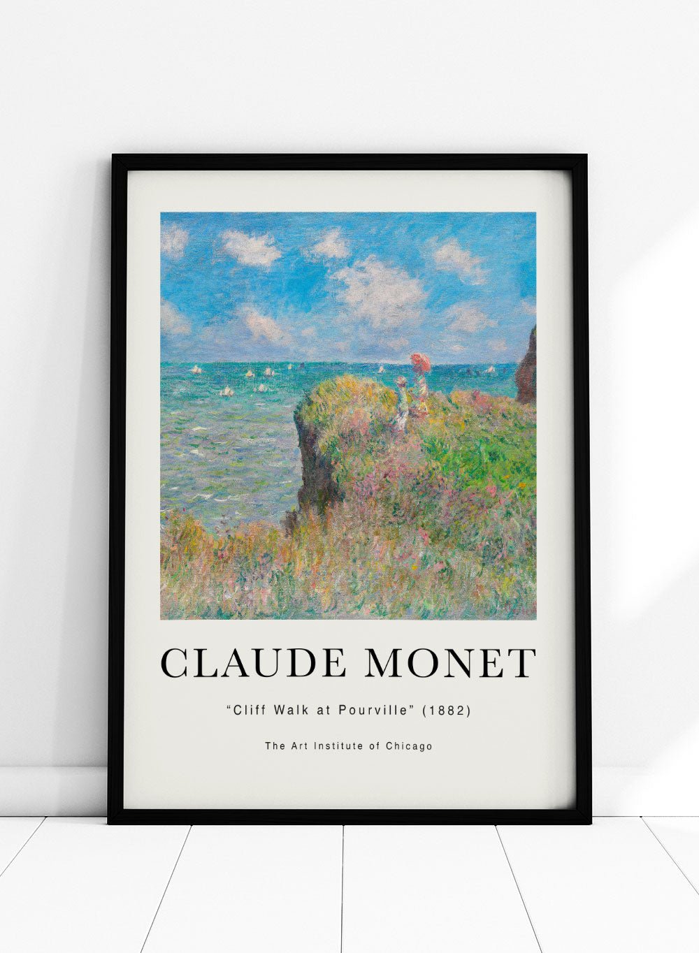 Cliff Walk at Pourville 1882 by Monet Print_Sugar & Canvas