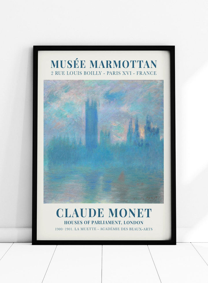 Houses of Parliament, London 1900 by Monet Print_Sugar & Canvas
