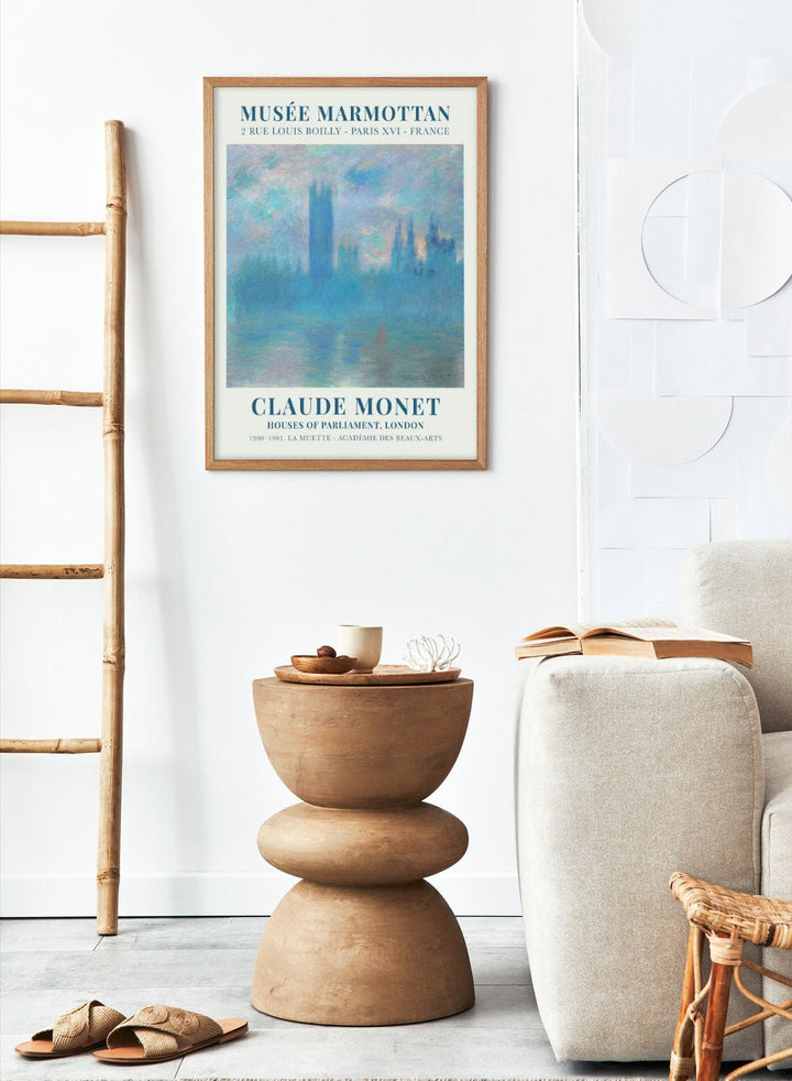 Houses of Parliament, London 1900 by Monet Print_Sugar & Canvas