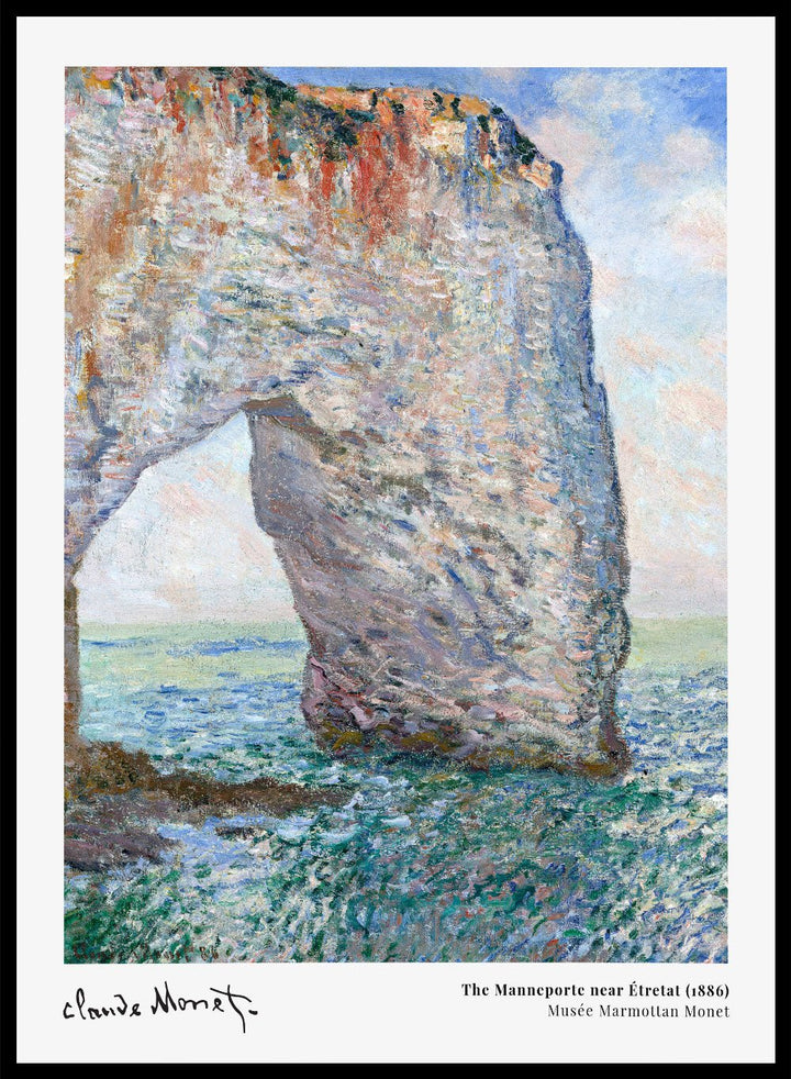 The Manneporte near Étretat 1886 by Monet Print_Sugar & Canvas