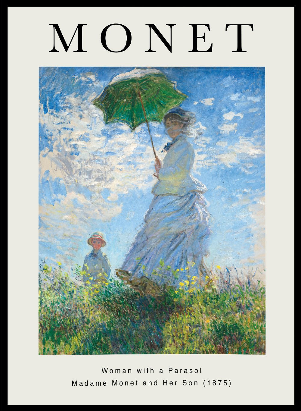 Woman with a Parasol by Monet Print_Sugar & Canvas