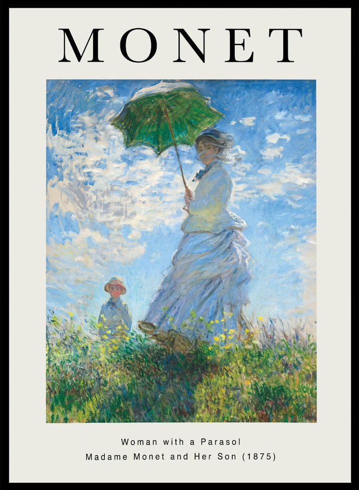 Woman with a Parasol by Monet Print_Sugar & Canvas
