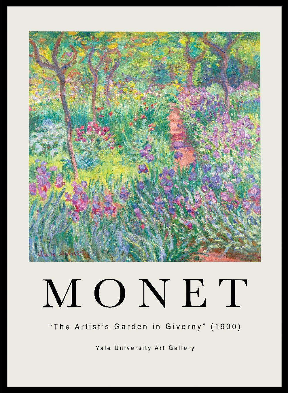 The Artist’s Garden in Giverny by Monet Print_Sugar & Canvas