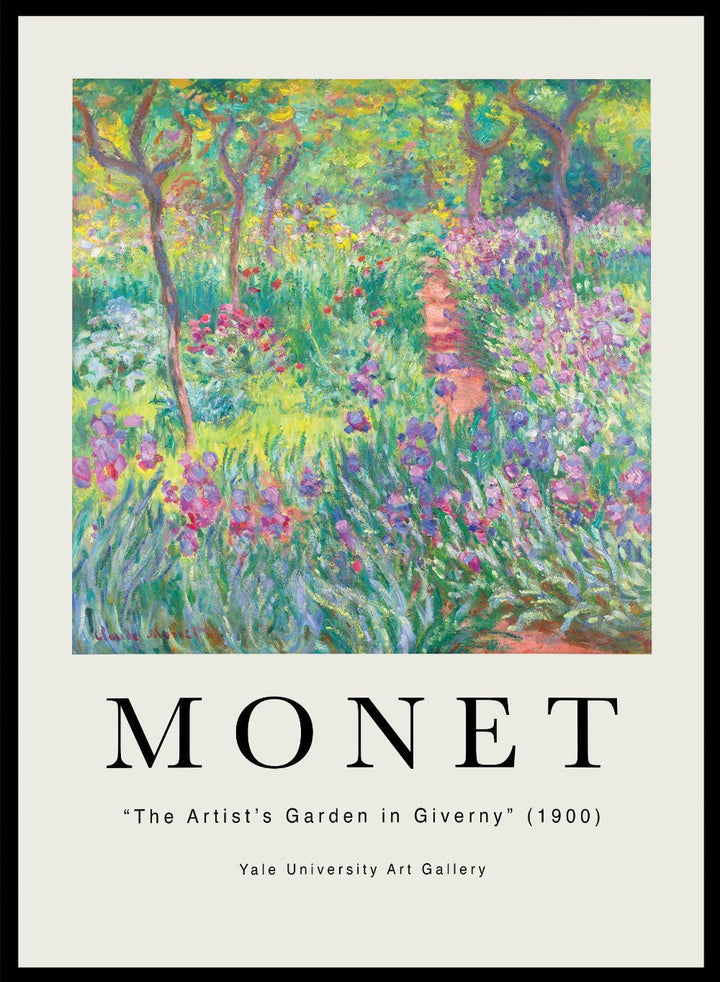 The Artist’s Garden in Giverny by Monet Print_Sugar & Canvas