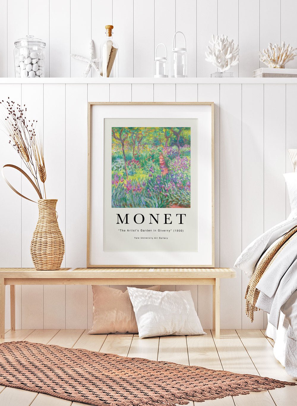 The Artist’s Garden in Giverny by Monet Print_Sugar & Canvas