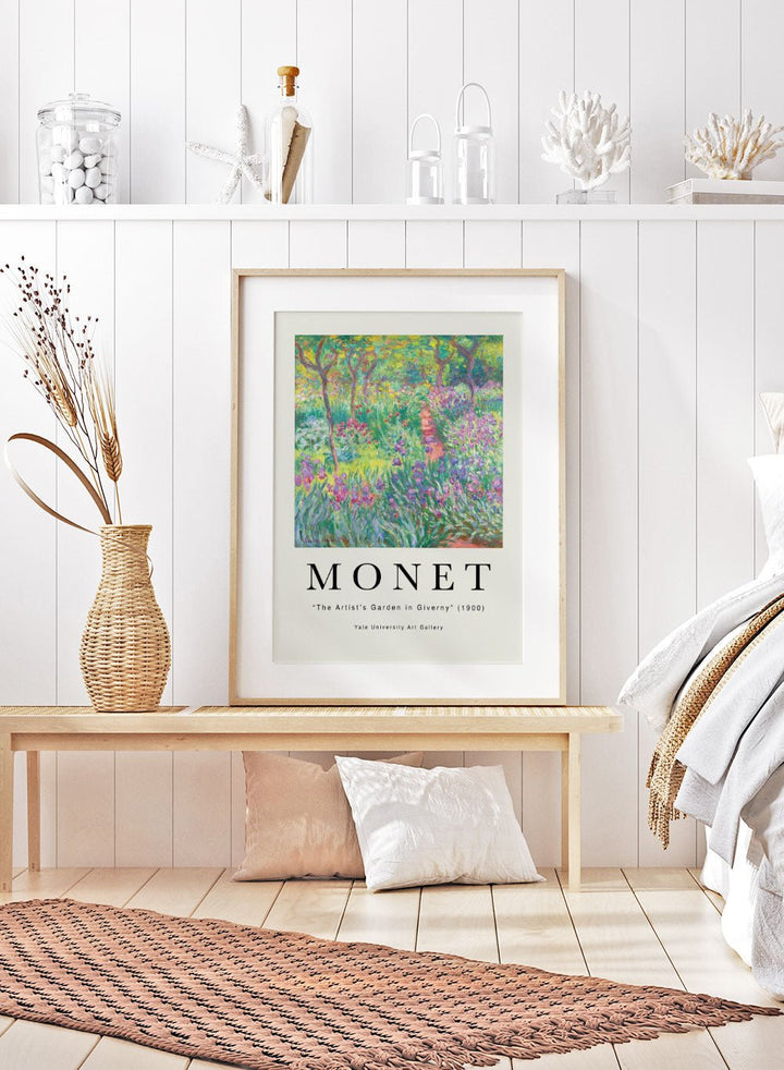 The Artist’s Garden in Giverny by Monet Print_Sugar & Canvas