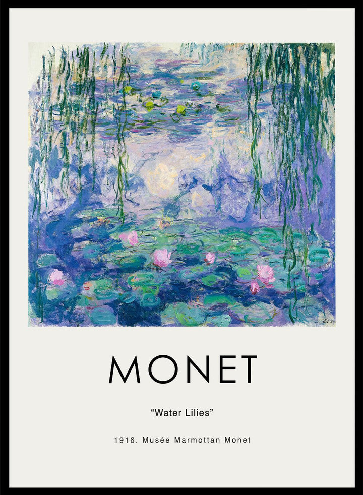 Water Lilies 1916 by Monet Print_Sugar & Canvas