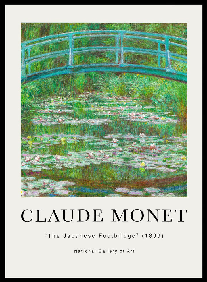 The Japanese Footbridge 1899 by Monet Print_Sugar & Canvas