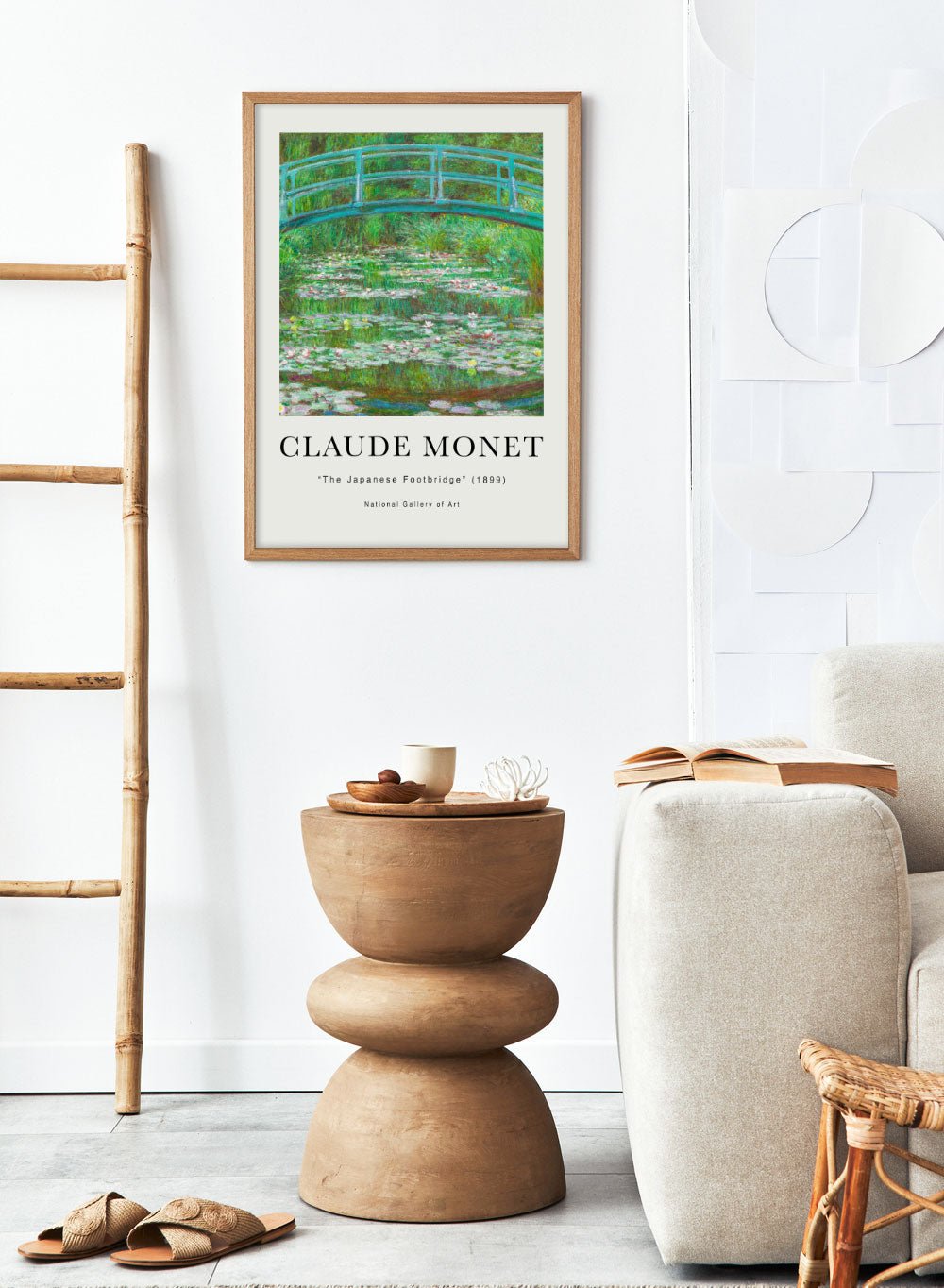 Claude Monet The Japanese Footbridge 1899 Vintage Poster Art Print