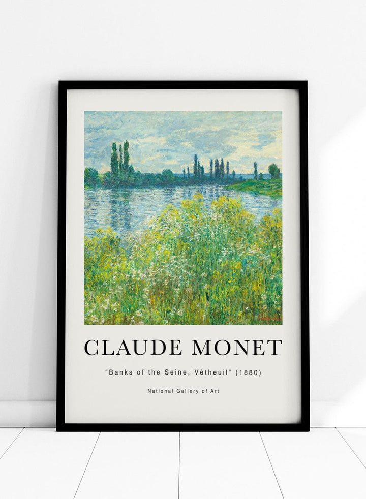 Banks of the Seine, Vétheuil 1880 by Monet Print_Sugar & Canvas