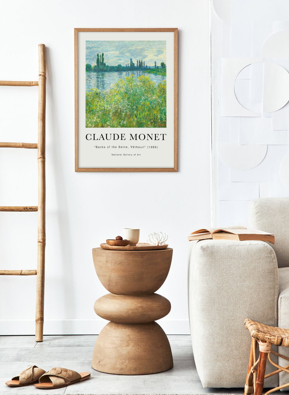 Banks of the Seine, Vétheuil 1880 by Monet Print_Sugar & Canvas