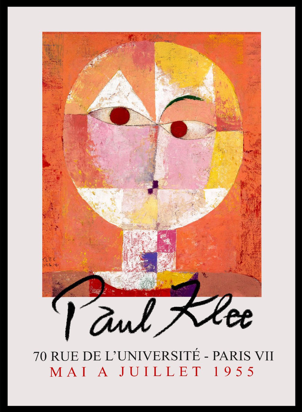 Paul Klee Senecio (Baldgreis) 1922 Art Print_Sugar & Canvas
