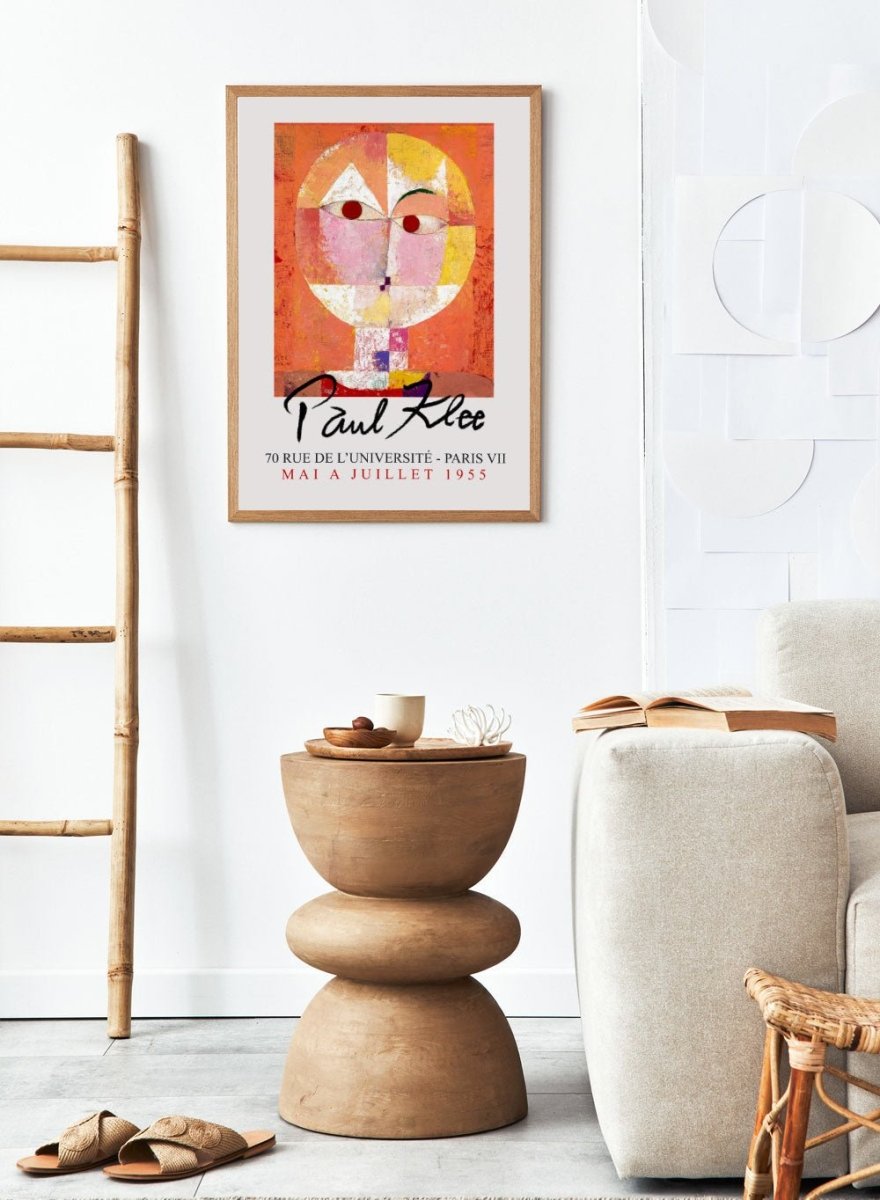 Paul Klee Senecio (Baldgreis) 1922 Vintage Exhibition Poster Art