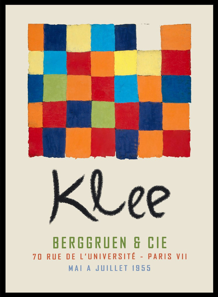 Paul Klee "Qu 1" Color Chart 1930 Art Print_Sugar & Canvas