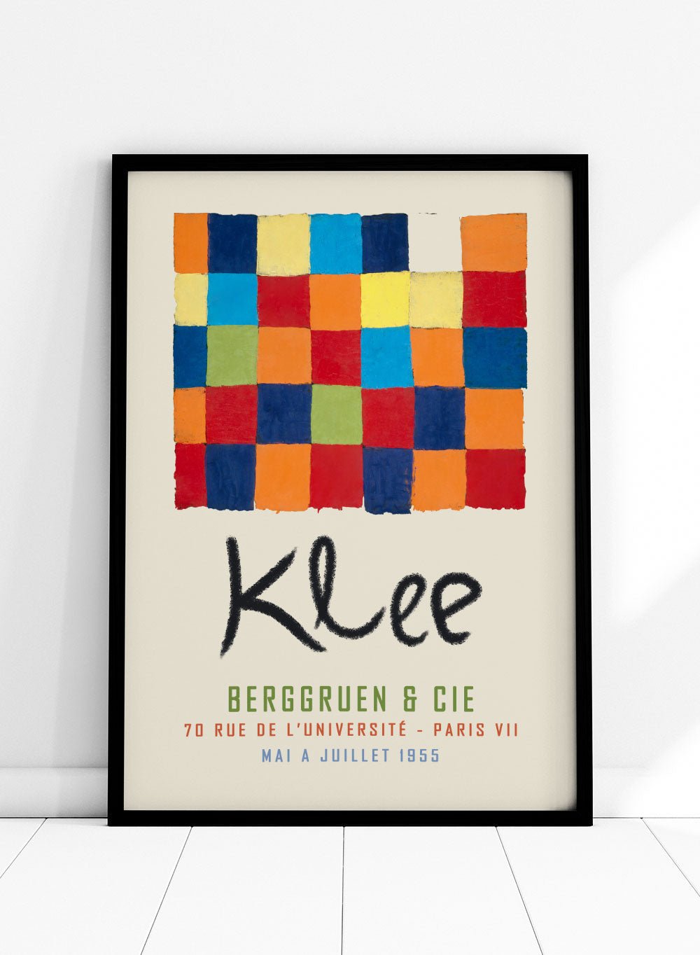 Paul Klee "Qu 1" Color Chart 1930 Art Print_Sugar & Canvas