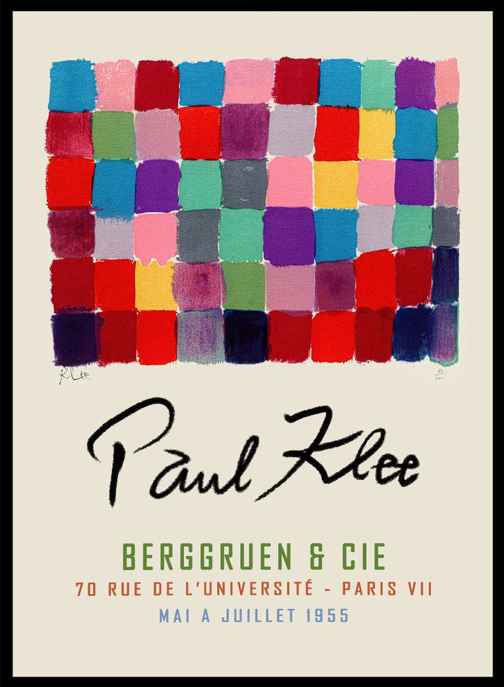 Paul Klee Qu Color Chart 1930 Art Print_Sugar & Canvas