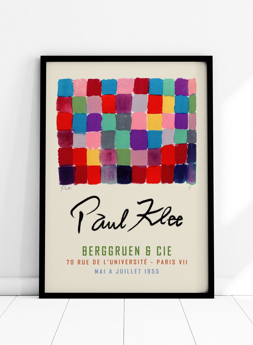 Paul Klee Qu Color Chart 1930 Art Print_Sugar & Canvas