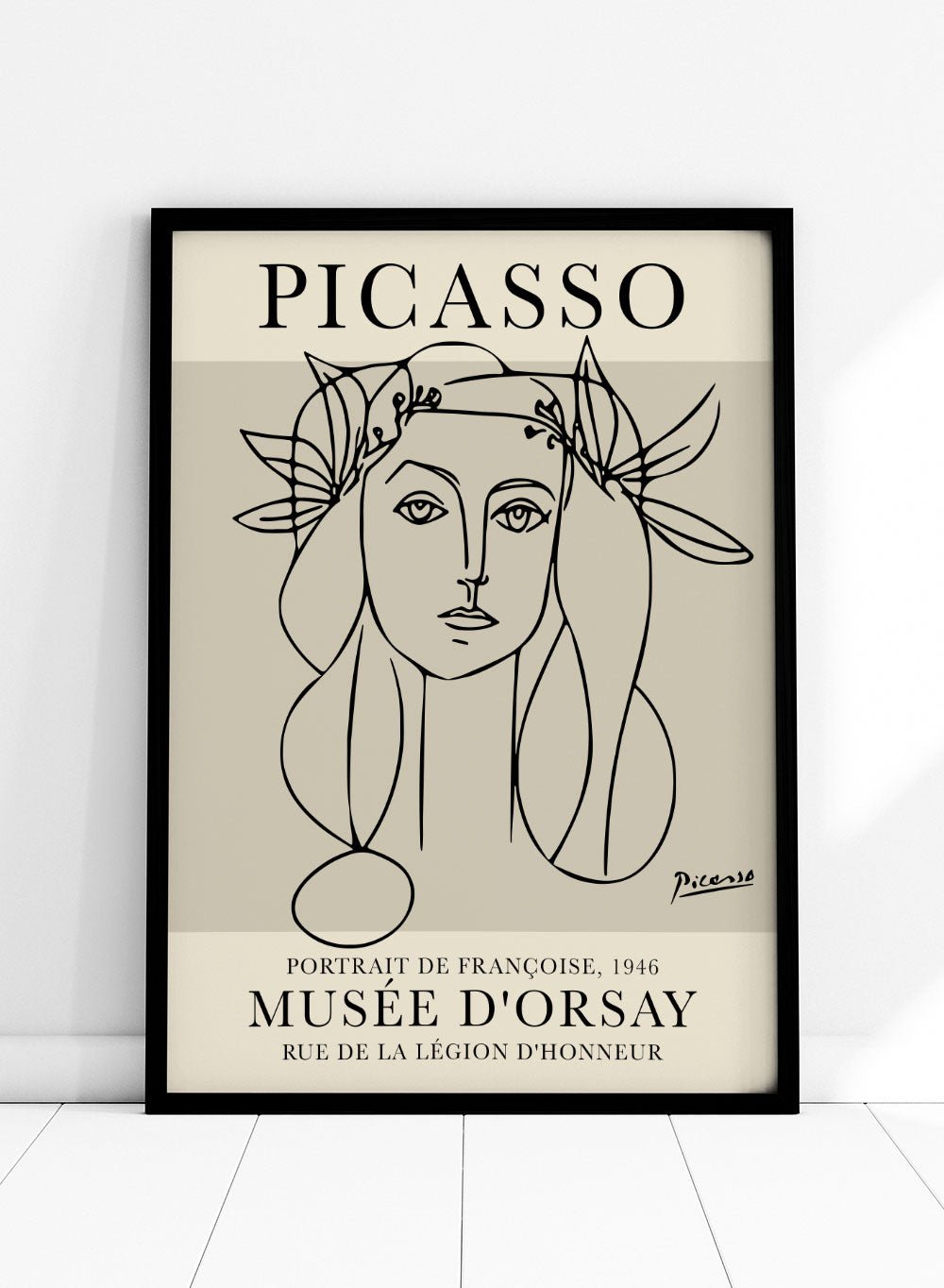 Picasso Portrait of Francoise Gilot Art Print_Sugar & Canvas