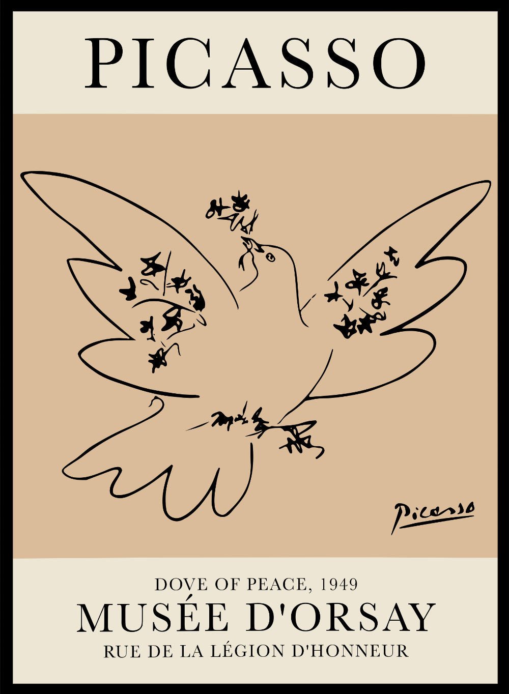 Picasso Dove of Peace Art Print_Sugar & Canvas
