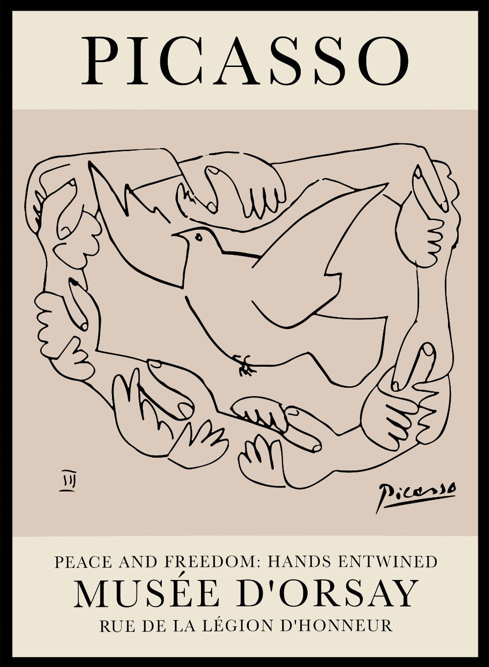 Picasso Peace and Freedom: Dove of Peace Art Print_Sugar & Canvas