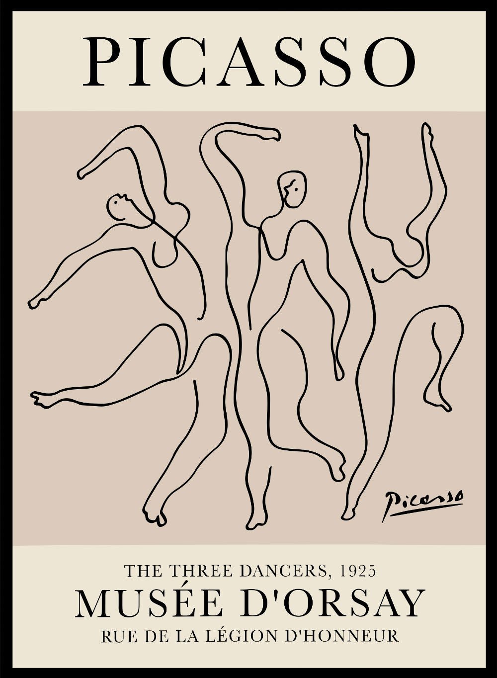 Picasso The Three Dancers Art Print_Sugar & Canvas